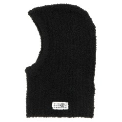 Bouclé balaclava with logo