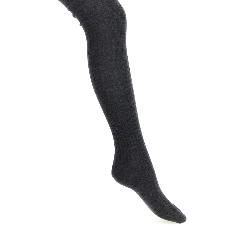 Ribbed tights