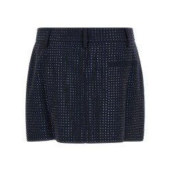 'Soave' skirt with rhinestones