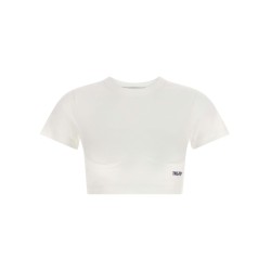 Bustier crop t-shirt