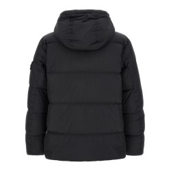 Ruffled effect down jacket