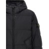 Ruffled effect down jacket