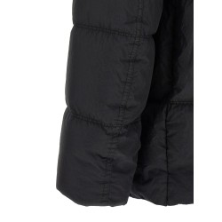 Ruffled effect down jacket