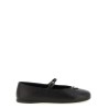 Triangle logo nappa ballet flats