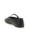 Triangle logo nappa ballet flats