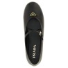 Triangle logo nappa ballet flats