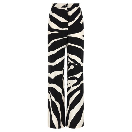 'Zebra' print palazzo pants