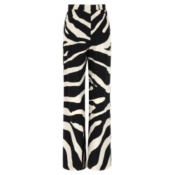 'Zebra' print palazzo pants