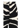 'Zebra' print palazzo pants