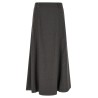 Flared skirt with loops