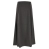 Flared skirt with loops