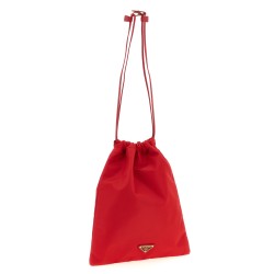 'Wish in Re-Nylon' pouch with logo