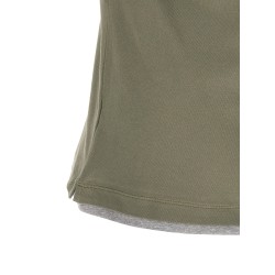 'Faux Layering' polo shirt