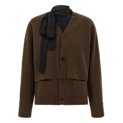 Cut-out cardigan