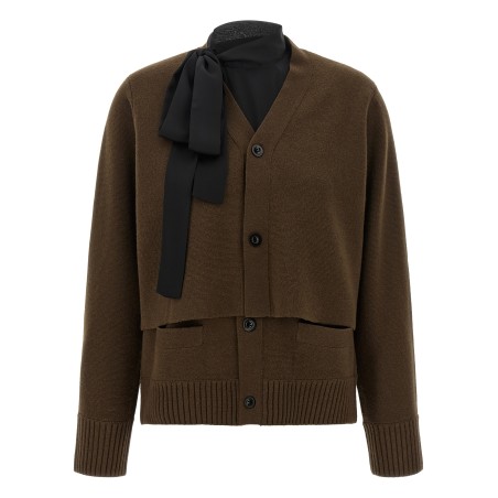 Cut-out cardigan