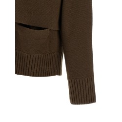 Cut-out cardigan