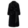 'Jackie' eco-fur trench coat