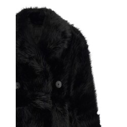'Jackie' eco-fur trench coat