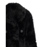 'Jackie' eco-fur trench coat