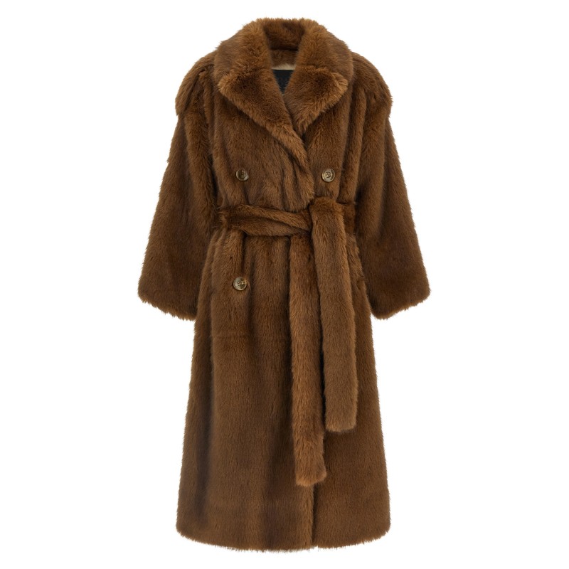 'Farrah' eco-fur coat