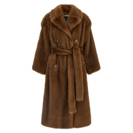 'Farrah' eco-fur coat