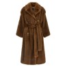 'Farrah' eco-fur coat