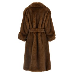 'Farrah' eco-fur coat