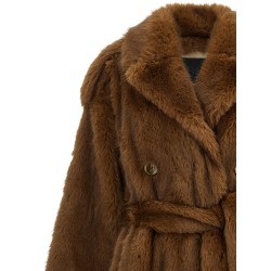 'Farrah' eco-fur coat