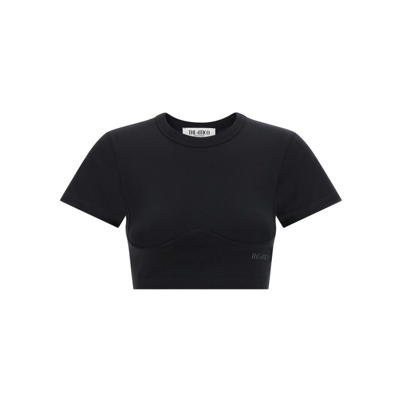 Bustier crop t-shirt