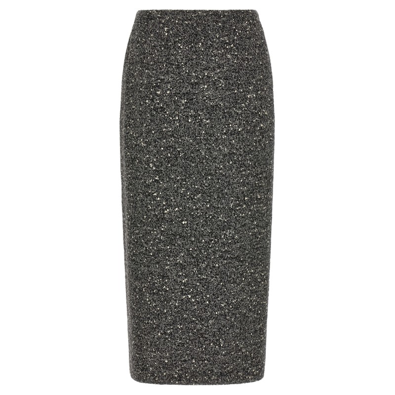 Valentino Garavani Chevron Bouclé skirt