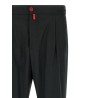 Red button pants