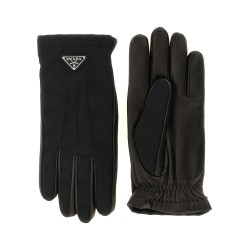 Re-Nylon and nappa gloves