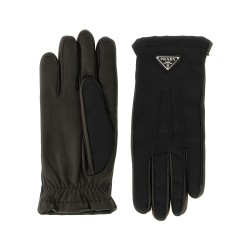 Re-Nylon and nappa gloves