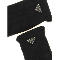 Re-Nylon and nappa gloves