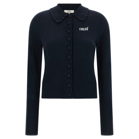 Collared cardigan