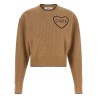 Heart intarsia sweater