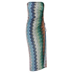 Greek motif cover-up dress