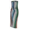 Greek motif cover-up dress