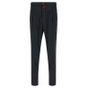 Red button pants