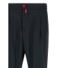 Red button pants