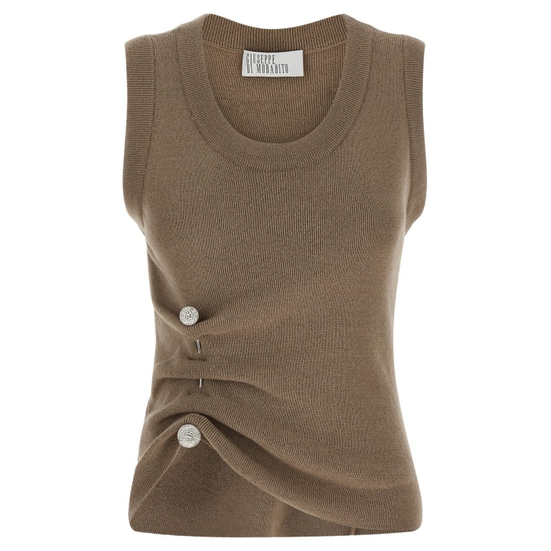Jewel brooch top