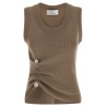 Jewel brooch top
