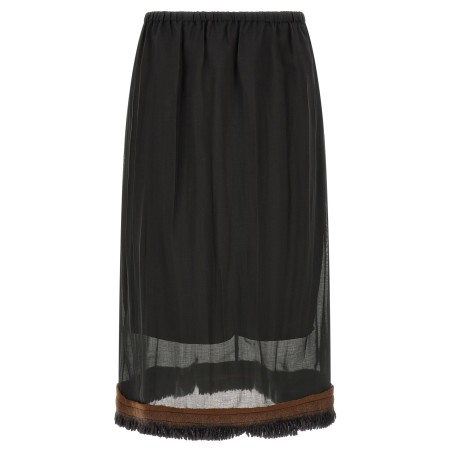 Fringed detail 'Ophelia' skirt