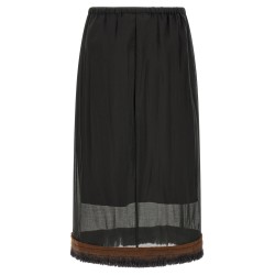 Fringed detail 'Ophelia' skirt