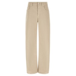 Garment-dyed jeans