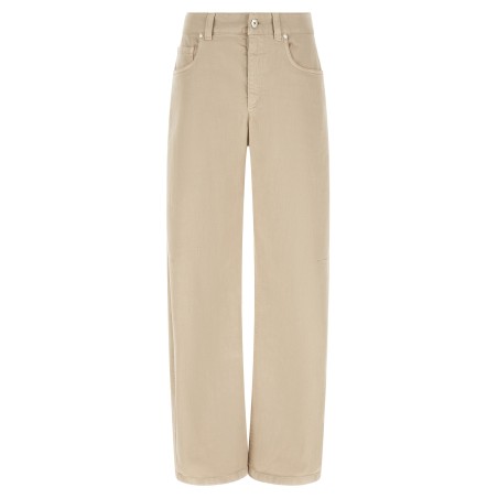 Garment-dyed jeans