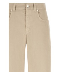 Garment-dyed jeans