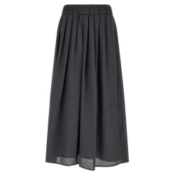 Skirt with elastic