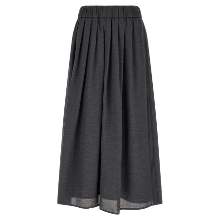 Skirt with elastic