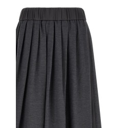 Skirt with elastic